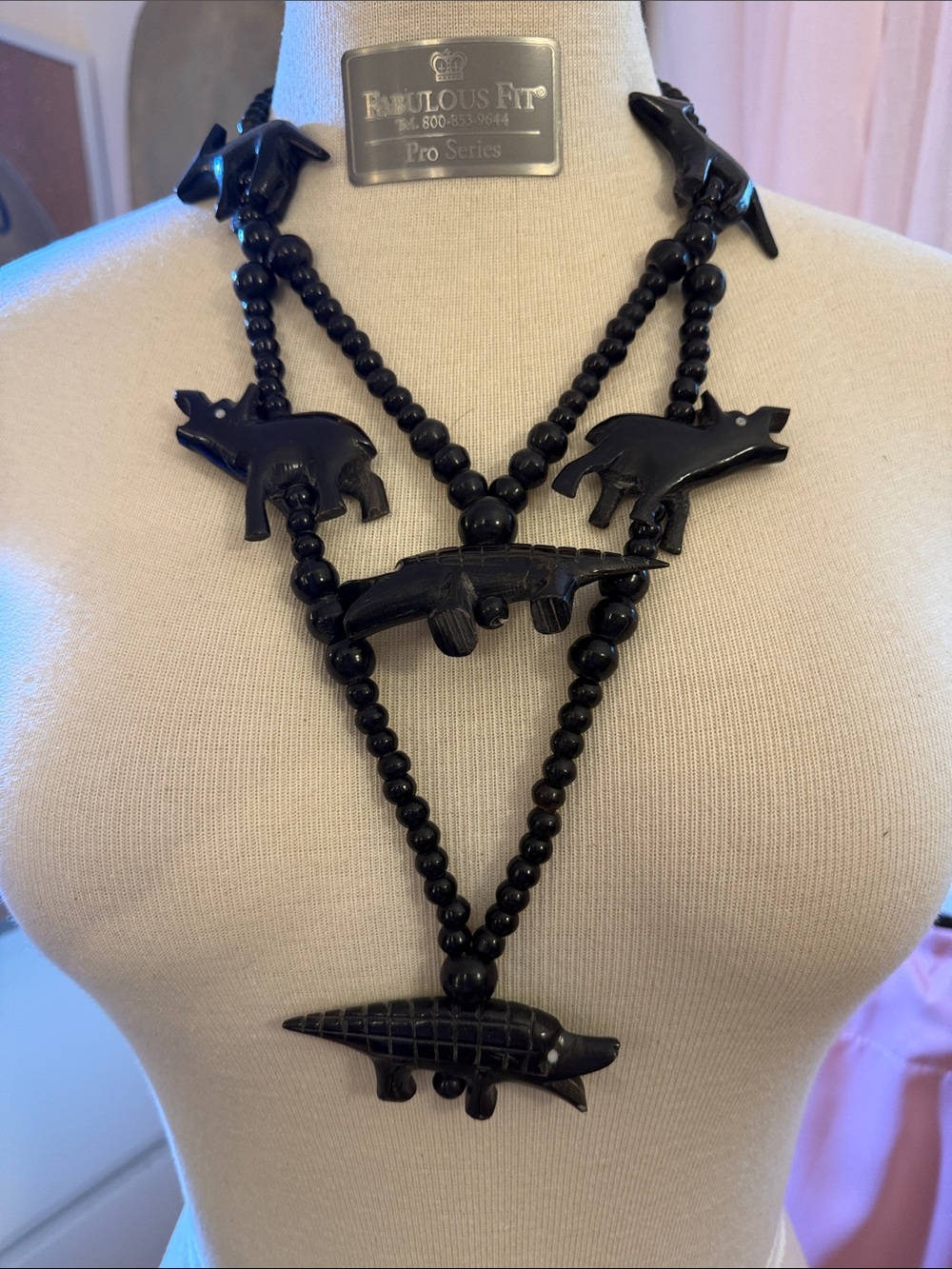 Vintage Figural Statement Necklace